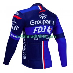 Fdj Groupama Radtrikot Langarm 2023